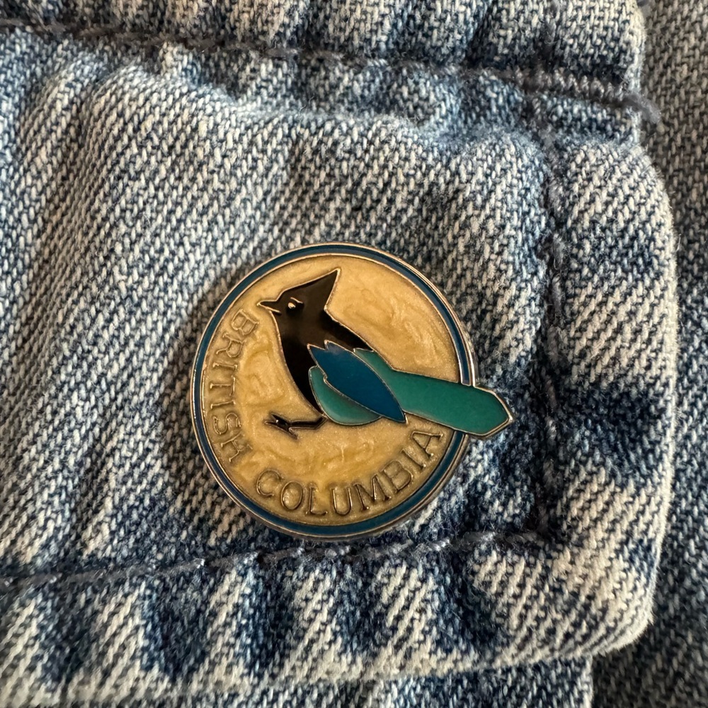 5/$15 Blue Jay British Columbia Enamel Pin